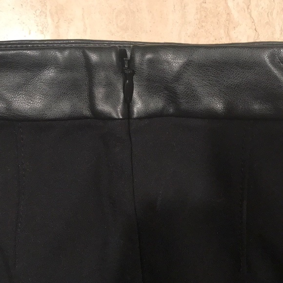 NWT black loft skirt with faux letter piping 00P - Picture 8 of 8